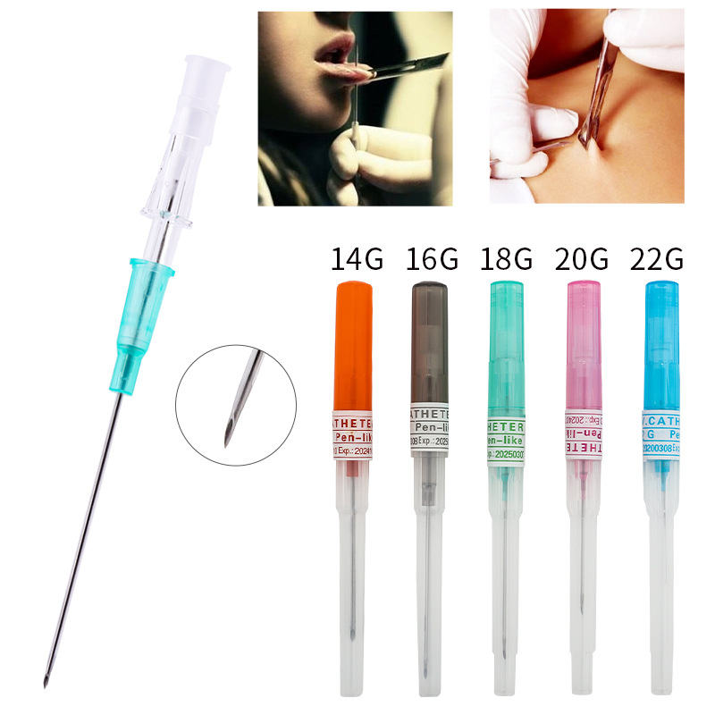 Body Jewelry Store - 5 Stück Sterilisierte Katheter-Piercingnadeln für Professionelle