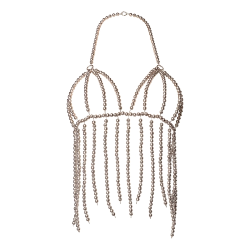 Body Jewelry For Sensitive Skin - 195C Funkelnder Mesh-Körperschmuck mit Beschichtung, verstellbare