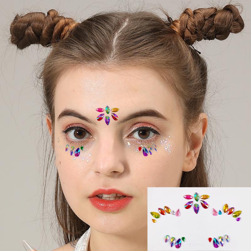 3D Augen- und Gesichts-Rhinest – Body Jewelry Eyebrow Bewertung und Preis