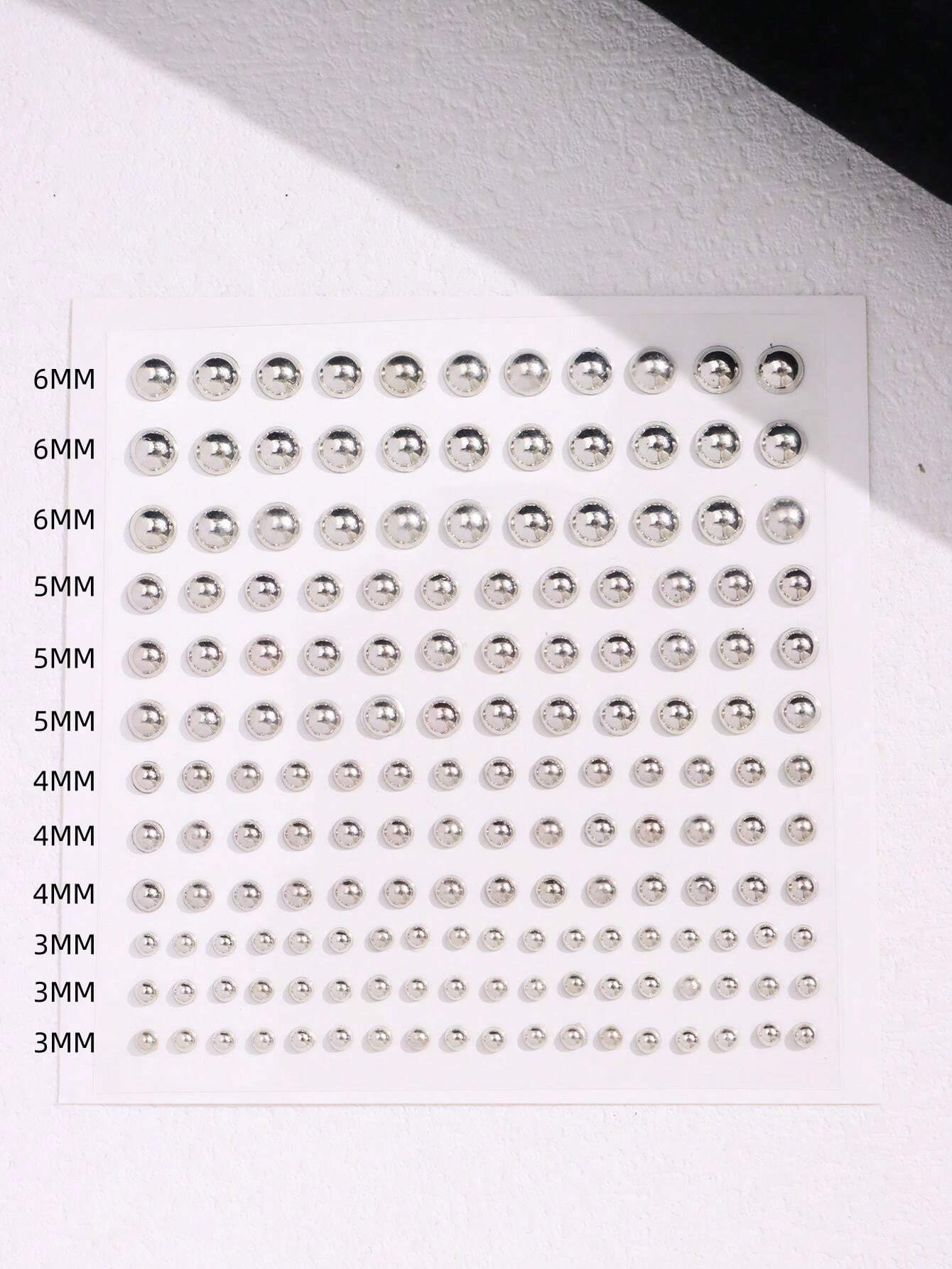 165 Stück/Set 3-6mm Silberbesc – Body Jewelry Eyebrow Bewertung und Preis