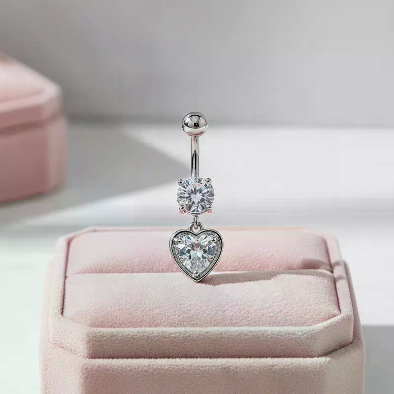 Gebogener Bauchnabelring mit H – Body Jewelry For Sensitive Skin Bewertung und Preis