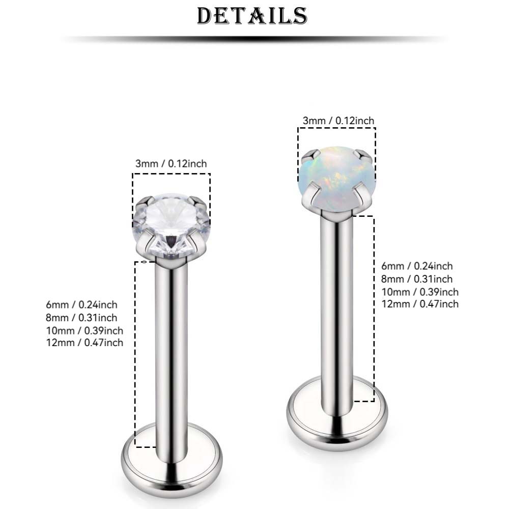 16G Edelstahl Nase Ringe Studs – Body Jewelry For Sensitive Skin Bewertung und Preis