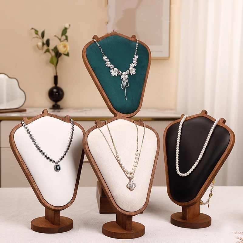 Holz-Halskettenständer mit wei – Body Jewelry Store Bewertung und Preis