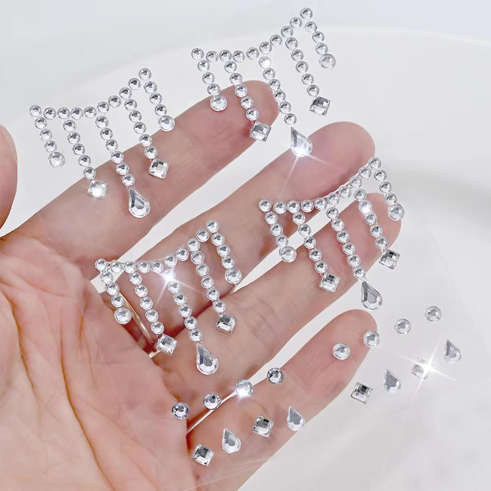 1/5 Blätter Gesicht Schmuck Au – Body Jewelry Eyebrow Bewertung und Preis
