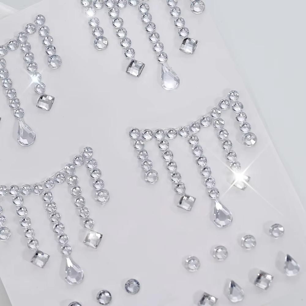 1/5 Blätter Gesicht Schmuck Au – Body Jewelry Eyebrow Bewertung und Preis