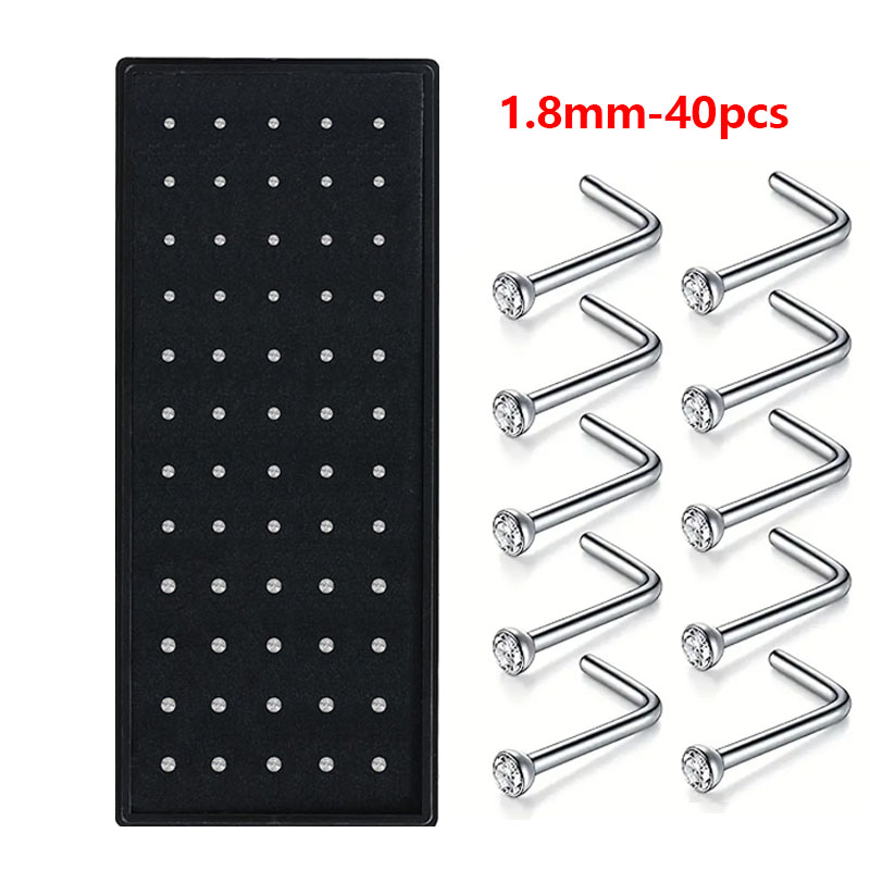 Hypoallergene Nasenstecker – W – Body Jewelry For Sensitive Skin Bewertung und Preis