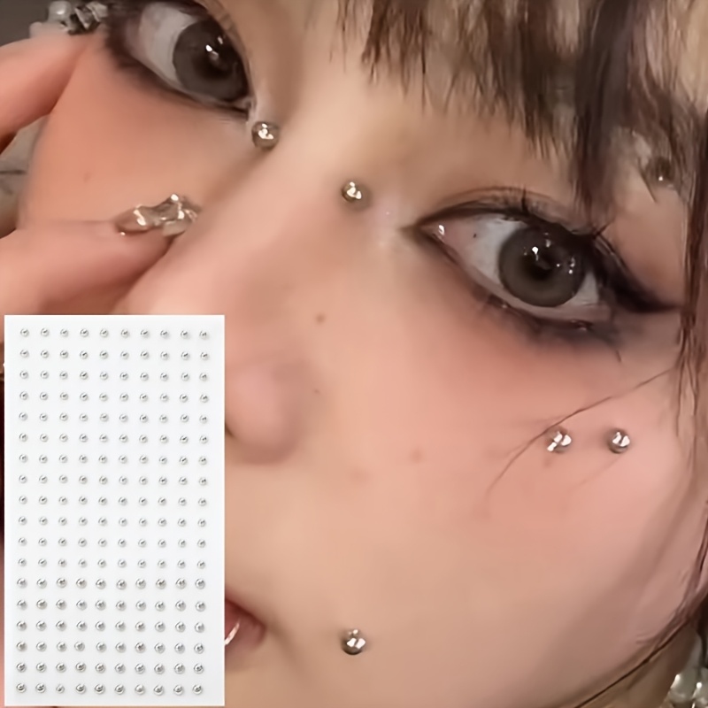 4-teiliges Set selbstklebender – Body Jewelry Eyebrow Bewertung und Preis